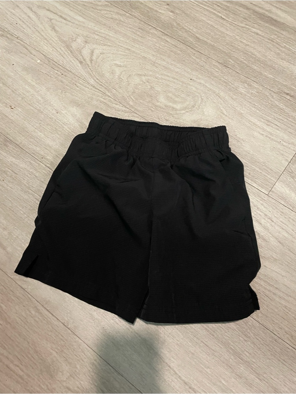 all in motion Black Elastic Waist Kids Shorts